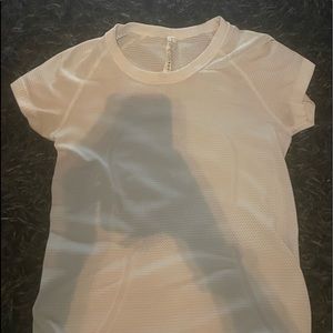 white lululemon shirt